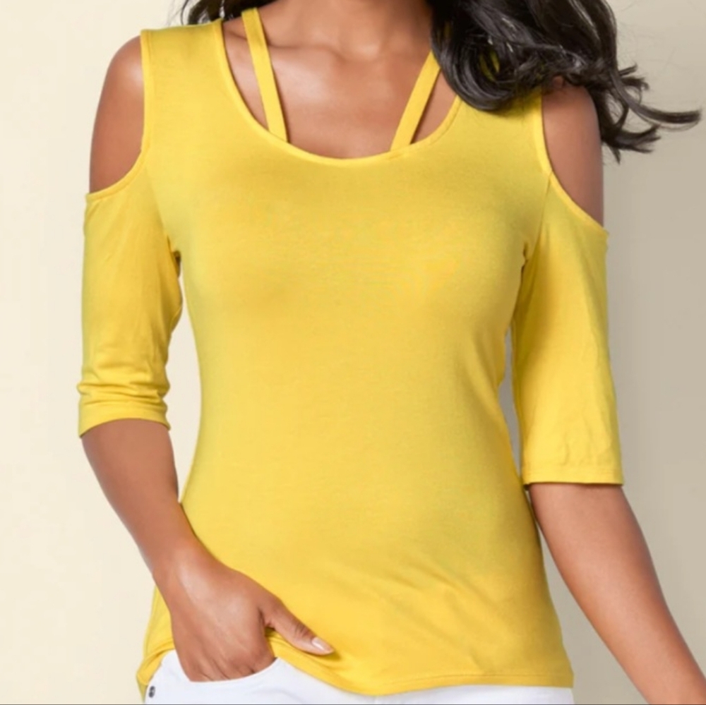 Strappy Cold-Shoulder Top
